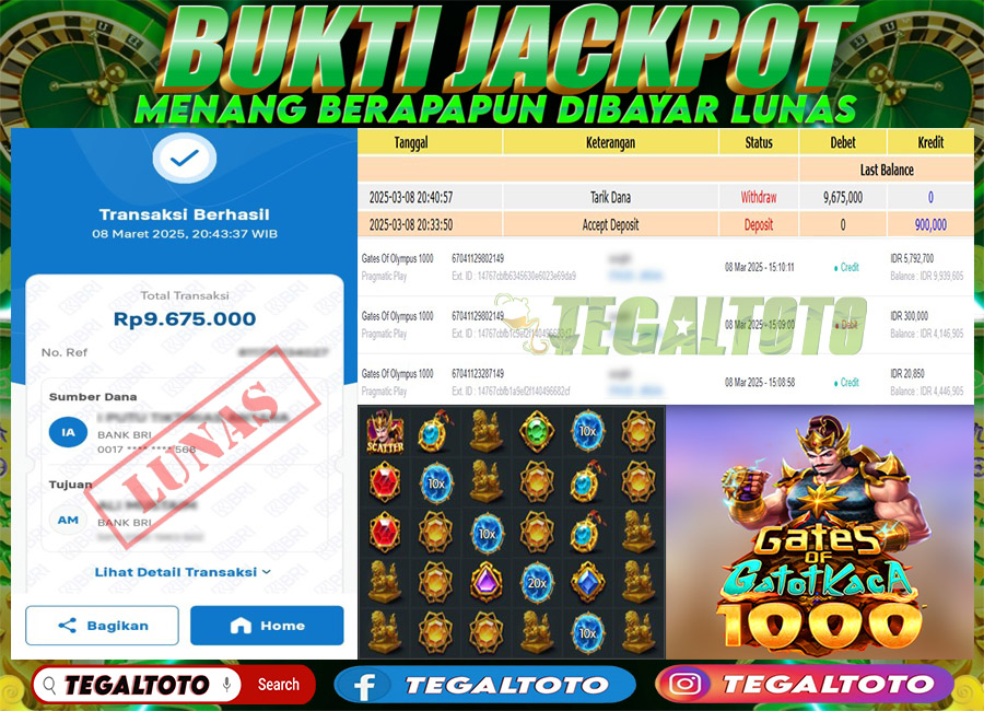 Bukti Jackpot