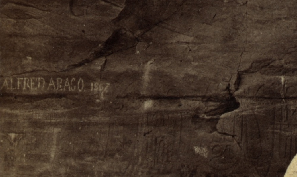 Image showing "ALFRED ARAGO" inscription